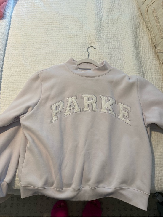 Parke Sweaters - PARKE Light Purple Mockneck Sweatshirt